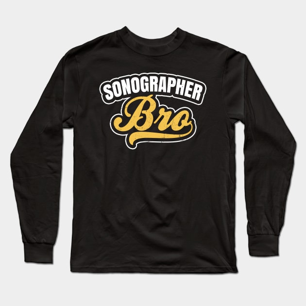 Cardiac Sonographer Shirt | Sonographer Bro Gift Long Sleeve T-Shirt by Gawkclothing